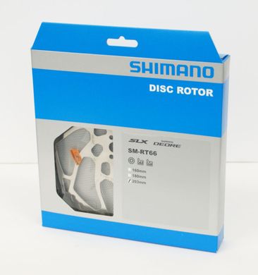 Ротор велосипедный Shimano Deore SM-RT66, диаметр 203 мм, крепление 6 болтов купить в Украине
