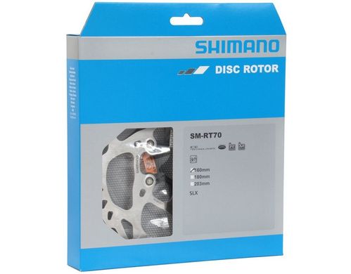 Велосипедный диск Shimano SM-RT70 SLX гайка Centerlock, диаметр 160 мм купить в Украине