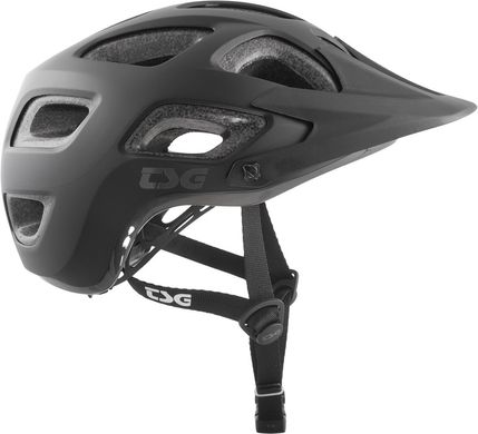 Велошлем с визором TSG Seek Solid, чёрно-матовый цвет, вес 350 грамм, Велосипедный шлем TSG Seek Solid, чёрный-матовый, для AM / TRAIL / XC купить в Украине