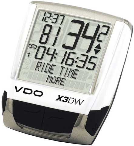 Vdo x3dw hot sale cycling computer