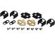 Педали контактные Crankbrothers Candy 3 + шипы Premium Cleats, чёрные купить выгодно в Вело Гараже