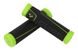 Грипсы Cube Perfomance Grips, чёрно-зелёные, с заглушками, резиновые купить выгодно в Вело Гараже